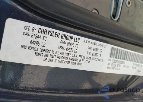 2013 Dodge Dart Limited from USA, damaged, VIN 1C3CDFCA1DD298568